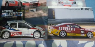 Lote 16 póster Revista Automóvil Rally/deportivos