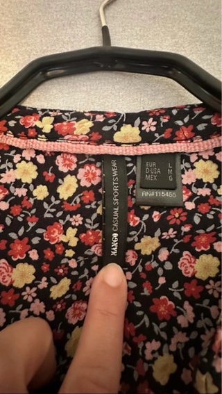 Mono floral Mango Talla L