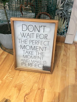 Cuadro decorativo Don't wait