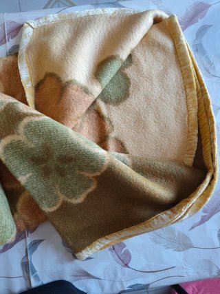 Coperta matrimoniale lana double face