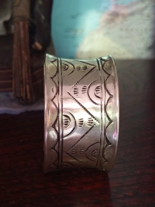 Brazalete bereber plateado amazigh