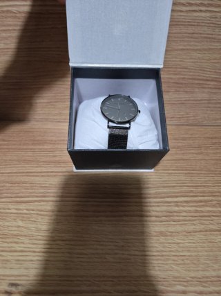 Reloj Cronos Gris y Plateado