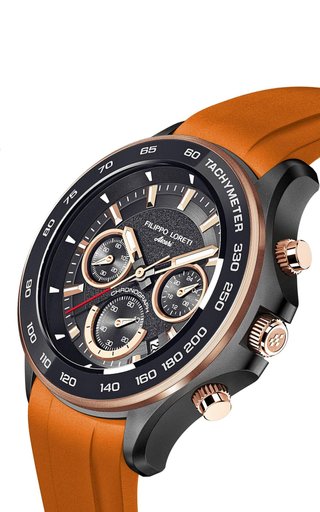 Reloj Filippo Loreti Ascari Negro Naranja