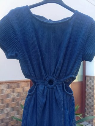 Mono Zara niña largo azul talla 11-12