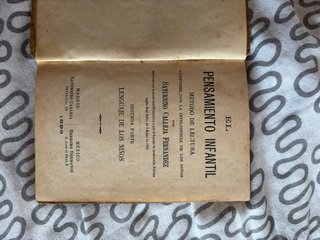 Libro antiguo Lenguaje de los Niños