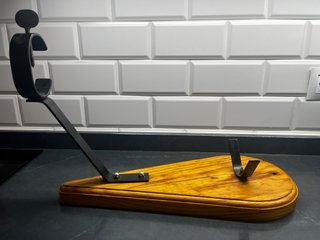Soporte Jamonero Madera y Metal