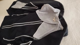 Americana niño negra Talla M