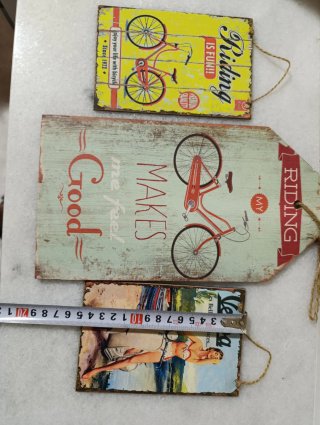 Decoración Vintage Bicicleta y Vespa