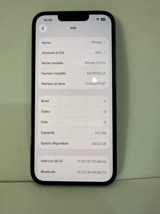 iPhone 13 Pro 512GB Grigio - Come Nuovo