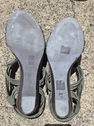 Sandalias Bimba y Lola Verde Talla 39