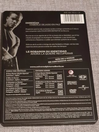 Colección Definitiva Bourne DVD 5 Discos