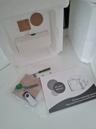 3 Grabadoras Láser K4 para Madera NUEVAS