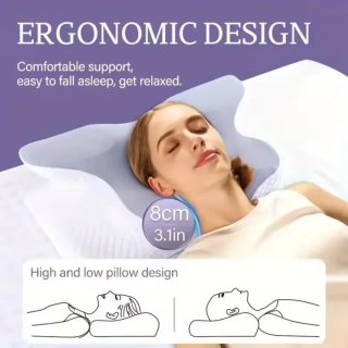 Almohada Cervical Ergonómica Espuma Viscoelástica