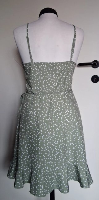 Vestito donna bretelle fantasia cuori