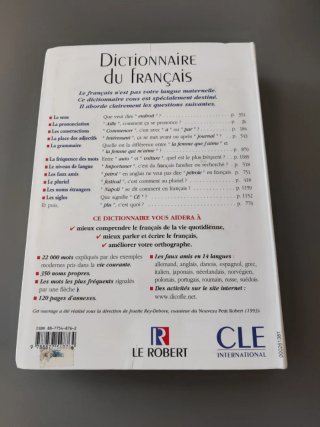 Dizionario monolingue francese