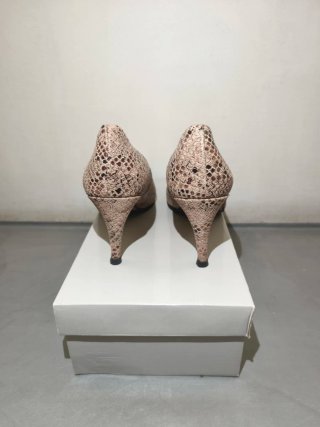 Zapatos de tacón piel serpiente T.40