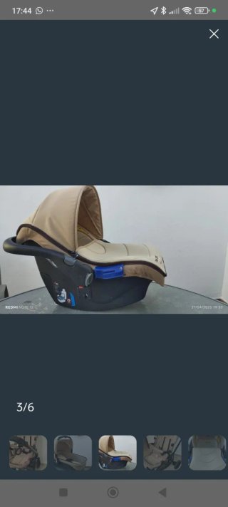 Carro de bebé: silla, cuco y capota