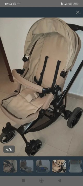 Carro de bebé: silla, cuco y capota