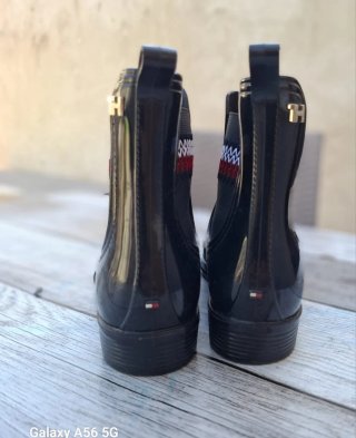 Botas de agua Tommy Hilfiger negras
