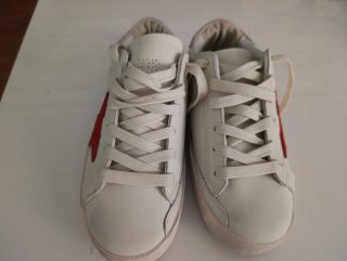 Zapatillas Golden Goose Roja y Blanca