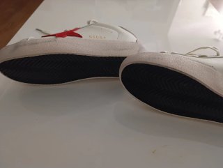 Zapatillas Golden Goose Roja y Blanca