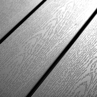 Mesa de jardín de aluminio y plástico 150 x 90 x 74.5 cm gris/plata