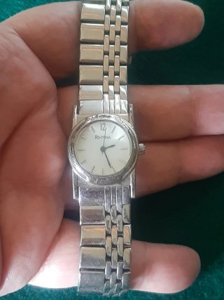 Reloj Pontina Mujer Plata y Blanco