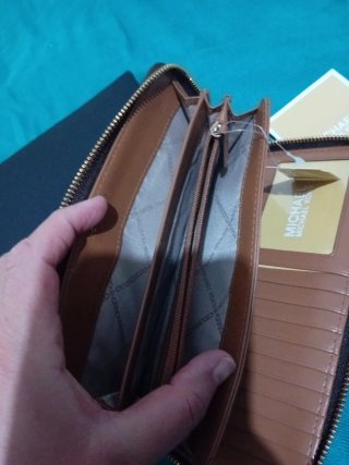 Cartera Michael Kors Marrón Rosa y naranja