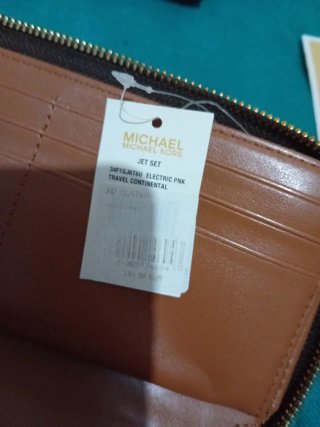 Cartera Michael Kors Marrón Rosa y naranja