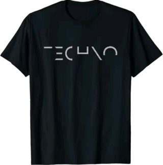 Camiseta Techno Negra