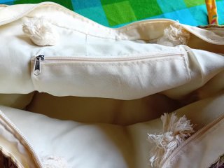 Borsa mare con manici in corda