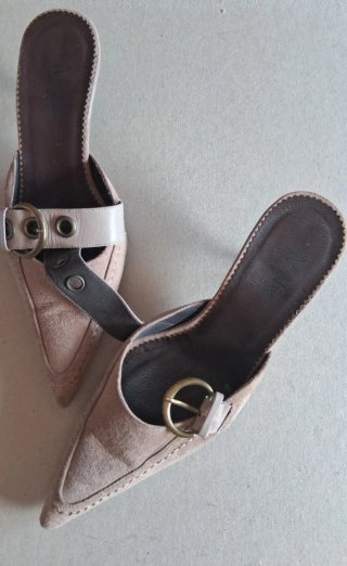 Sabot donna punta con fibbia