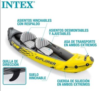 Kayak Hinchable Doble Intex Explorer