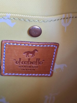 EL CABALLO BOLSO MUJER PIEL Y LONA