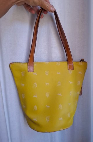 EL CABALLO BOLSO MUJER PIEL Y LONA