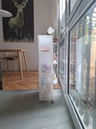Cajonera Organizador Cocina Plástico Transparente