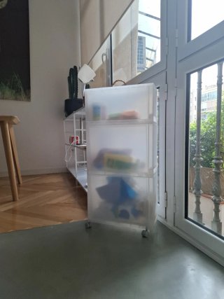 Cajonera Organizador Cocina Plástico Transparente