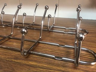2 Percheros Vintage Metal Cromado