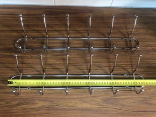 2 Percheros Vintage Metal Cromado