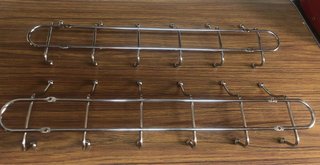 2 Percheros Vintage Metal Cromado