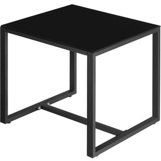 Conjunto de ratán con mesa para 2 personas gris claro/negro