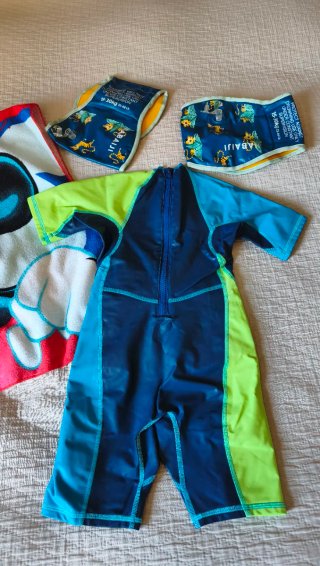 Pak natación niño playa/piscina 4 años