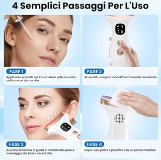 PKBD Masajeador Facial Hot & Cold Nuovo Sigillato