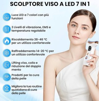 PKBD Masajeador Facial Hot & Cold Nuovo Sigillato