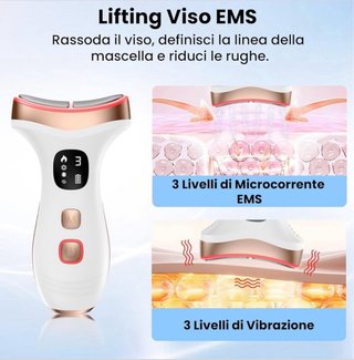 PKBD Masajeador Facial Hot & Cold Nuovo Sigillato