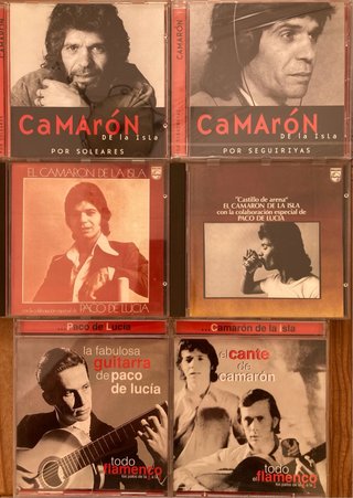 Lote de 23 CDs de Camaron y 13 CDs mas de Flamenco