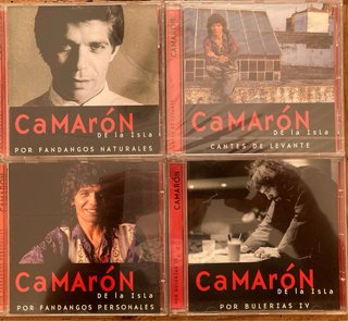 Lote de 23 CDs de Camaron y 13 CDs mas de Flamenco