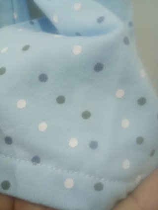 Camisón azul de manga larga
