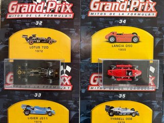 Colección de 39 Coches Mitos F1 en metal, 1/43.