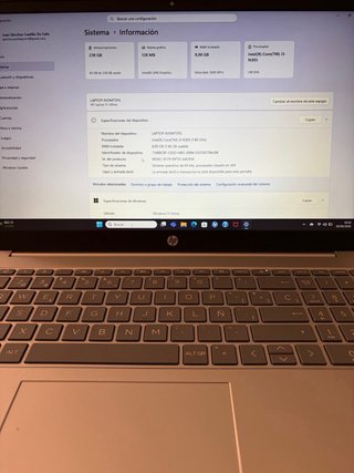 Portátil HP Plata